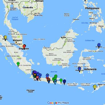 Peta Lokasi Kampus (Google Map) Program Kuliah Shift Nomor