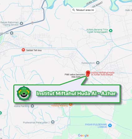 Peta Lokasi Kampus (Google Map) IMA Nomor