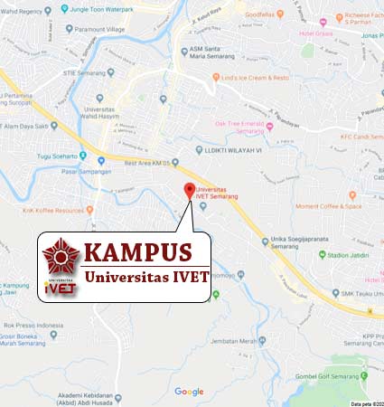 Peta Lokasi Kampus (Google Map) Universitas IVET Semarang Nomor